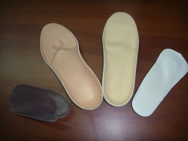 Plantillas fabricadas a la medida diferentes materiales